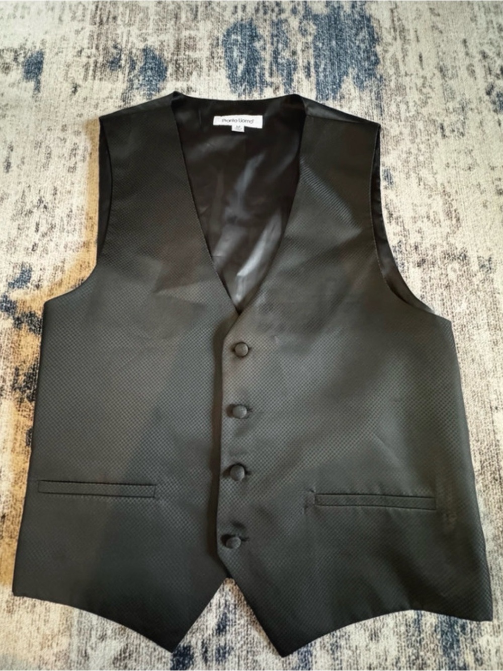 Pronto Uomo Black Formal Dress Vest